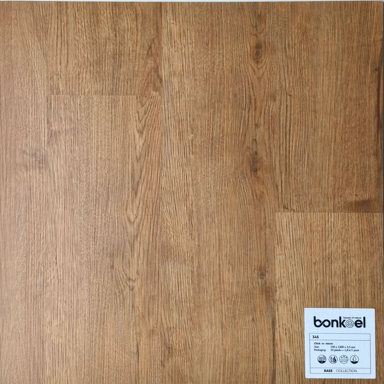 Плитка ПВХ "Bonkeel" Base New 345 (1220*150*3,5 мм) — купить в Санкт-Петербурге
