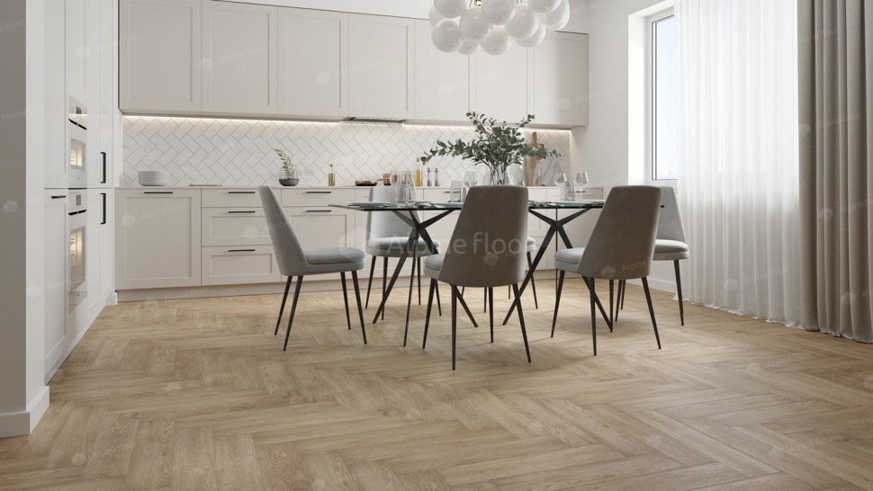Виниловая плитка "Alpine Floor" Parquet LVT Дуб Ваниль Селект (590*118*2,5 мм) — купить в Санкт-Петербурге