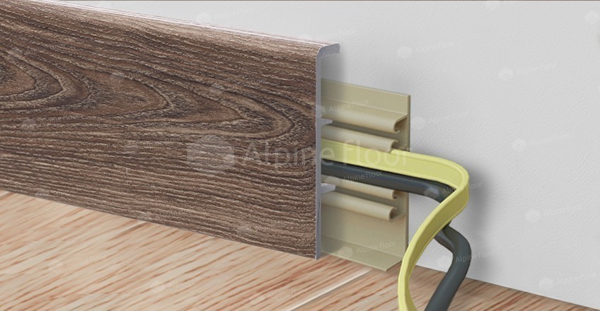 Напольный плинтус Rico Concept 80 Дуб фисташковый (2200*20*80 мм) — купить в Санкт-Петербурге