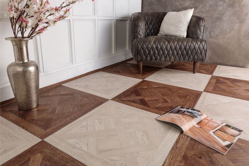 Замковая ПВХ плитка "Aquafloor" AF7001VS (600*600*7 мм) — купить в Санкт-Петербурге