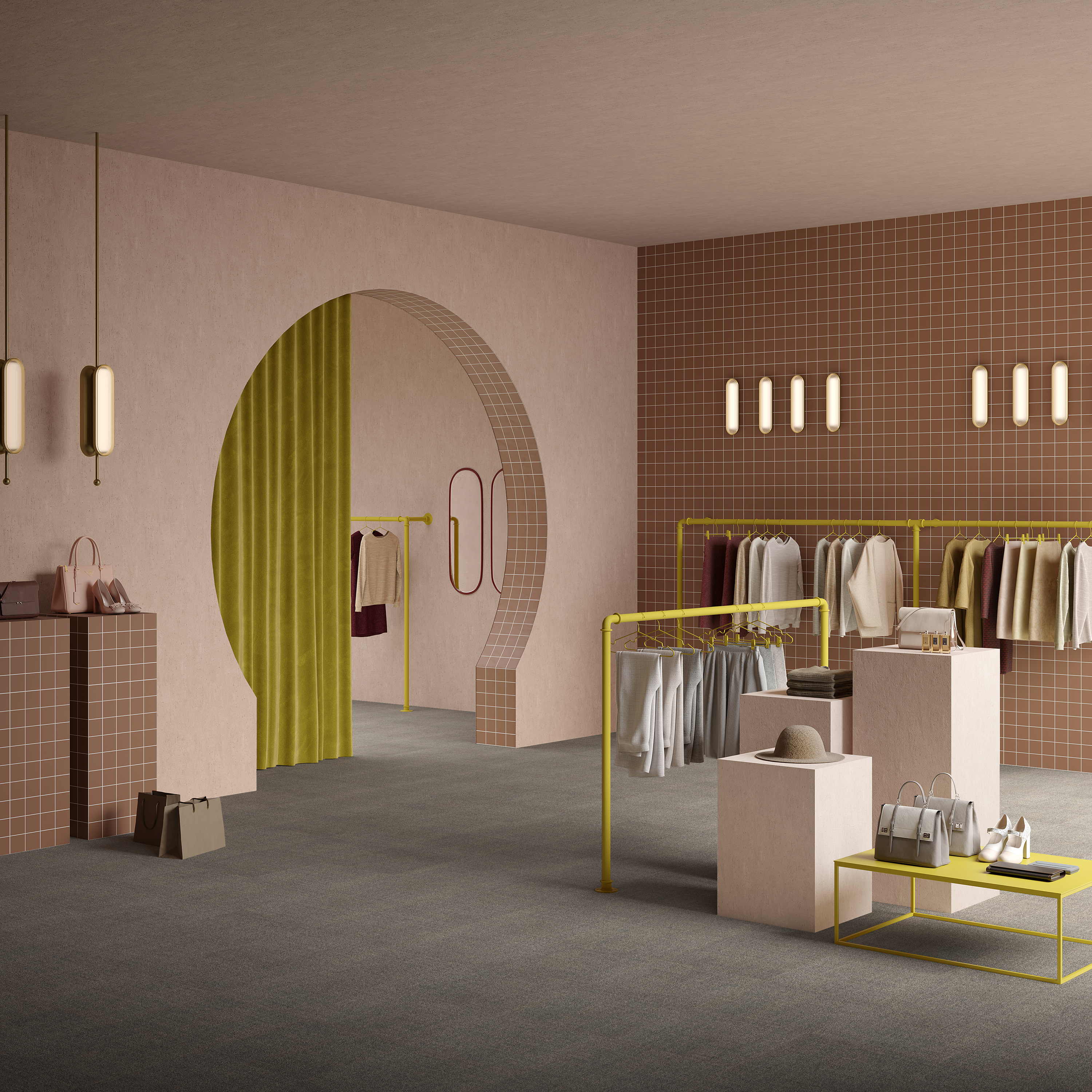 Ковровая плитка Mantra Tile 94 (500*500*6 мм) — купить в Санкт-Петербурге