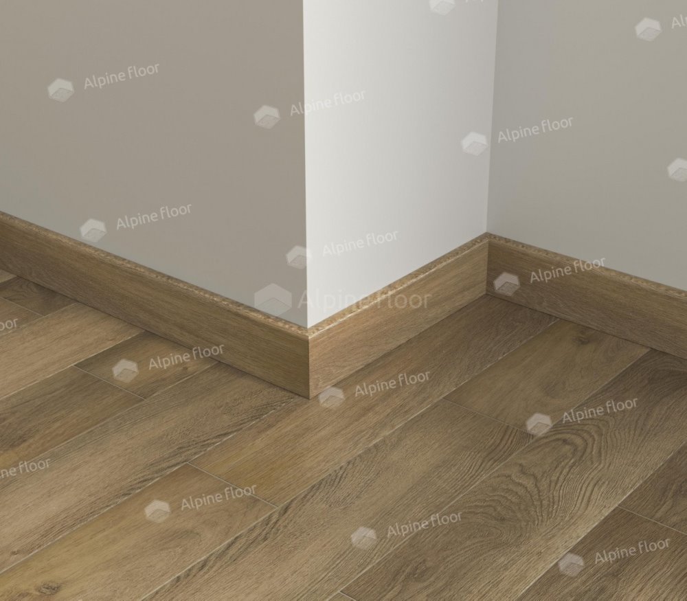 Напольный плинтус Parquet Light Дуб Насыщенный SK 13-7 (2200*12,5*80 мм) — купить в Санкт-Петербурге