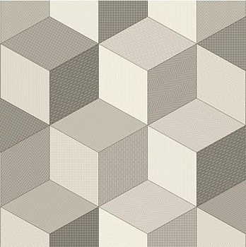 Линолеум бытовой "IVC" Bingo Cubes 83 (3м) — фото и характеристики